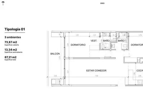 Departamento en Venta en Tigre Centro, USD 347.000