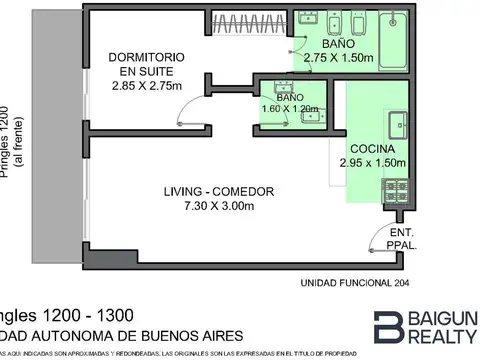 Departamento en Venta en Villa Crespo, USD 185.000
