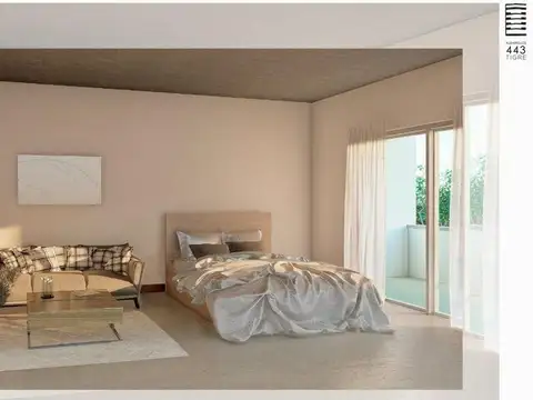 Departamento Monoambiente con 1 baño