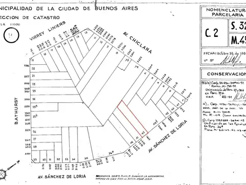 Terreno en Venta 9  mts Frente