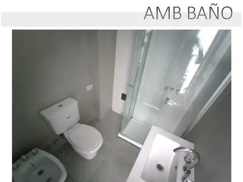 Departamento 2 ambientes con 1 baño