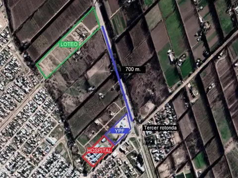 Terreno en Venta en Centenario, USD 27.000