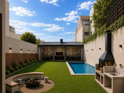 Casa Estrenar Villa Urquiza 4 Ambientes Piscina propia lote 8x42 3 Baños Suite 320m UF 3