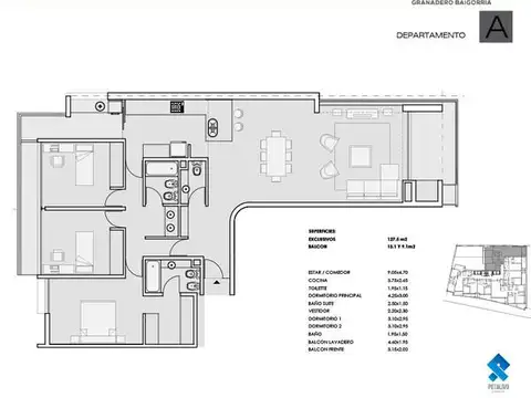 Departamento en Venta de 4 ambientes