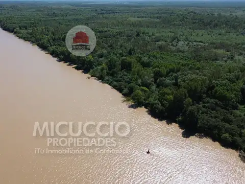 Fracciones de terreno en venta, Islas Campana, partido de Campana, sobre el Río Paraná. ACEPTA PERMU
