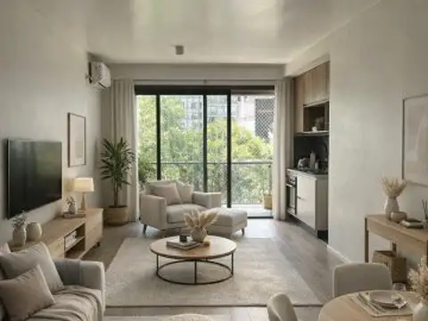 Moderno monoambiente con excelentes amenities