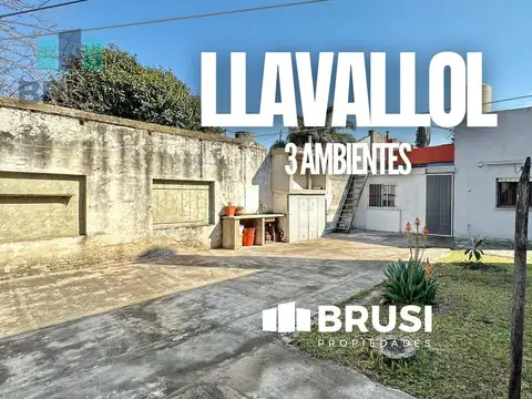 CASA EN VENTA EN LLAVALLOL - 3 AMBIENTES