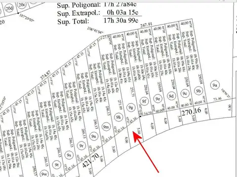 Terreno en Venta de 10641,0 m2