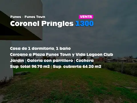 Casa 3 ambientes con 1 baño
