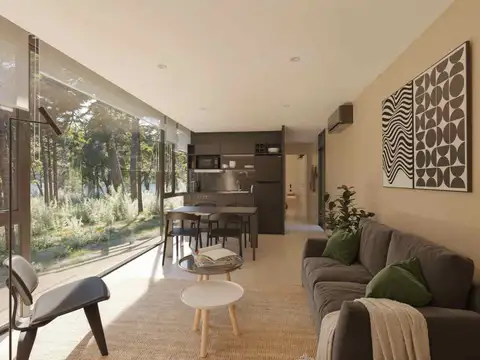 Casa 2 ambientes con 1 baño