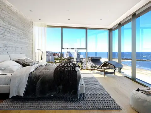 Venta Monoambiente a Estrenar frente al mar en Malvin,Montevideo!