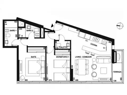 DEPARTAMENTO - P. PB  en Pocitos, Montevideo