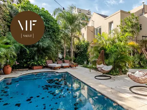 Impactante casa de estilo, hecha a nuevo, con gran jardín y cochera en venta, en Belgrano/Coghlan.