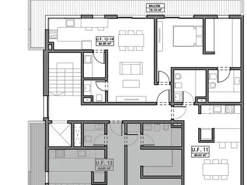 Departamento en Venta con 1 cocheras