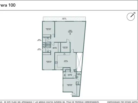 Departamento en Venta de 3 dormitorios