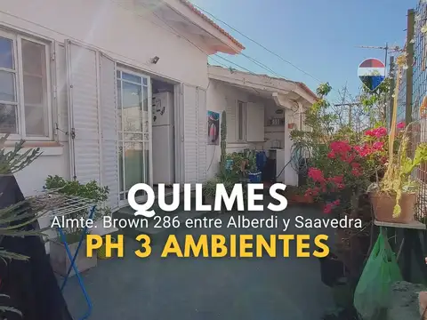 VENTA PH 3 AMBIENTES EN QUILMES CENTRO