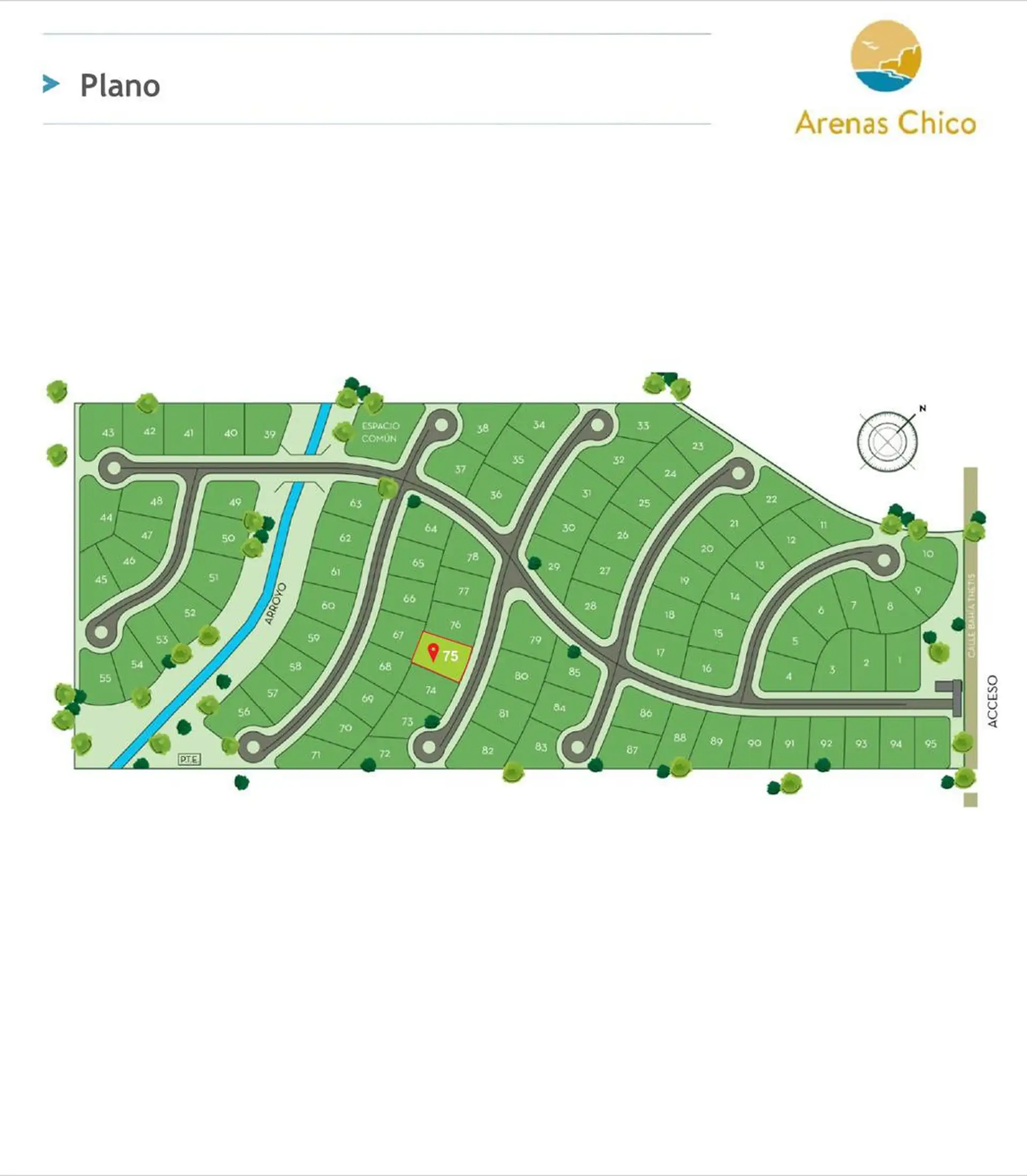 Terreno en Arenas Chico