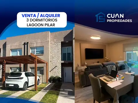 Duplex en Alquiler,  Lagoon Pilar CUAN PROPIEDADES