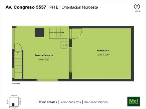Departamento en Venta de 2 ambientes