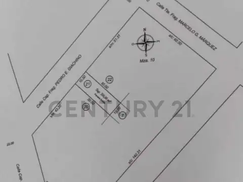 Terreno en Venta 30  mts Fondo