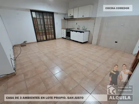 Casa en Alquiler en San Justo, $ 800.000