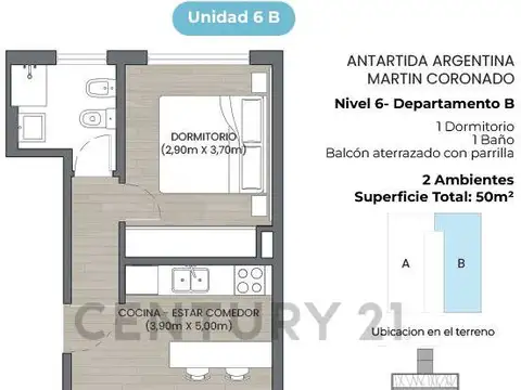 ANTARTIDA ARGENTINA 6900, Piso 0