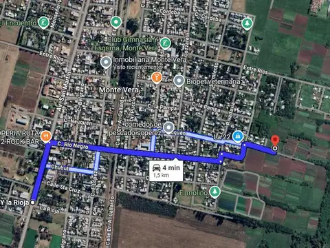 Terreno en Venta 80  mts Fondo