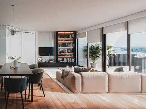 Departamento 3 ambientes con 2 baños