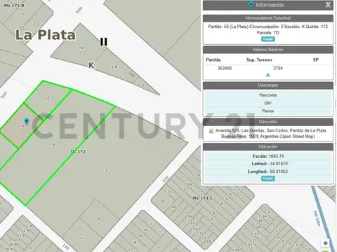 Terreno en Venta en Jose Hernandez, USD 1.400.000