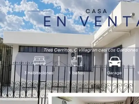 Casa en Venta en Barrio Tres Cerritos, Salta