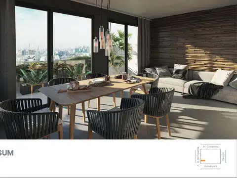 Departamento Monoambiente con 1 baño