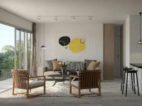 Departamento 2 ambientes con 1 baño