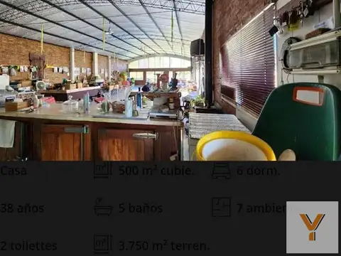 Casa 8 ambientes con 4 baños