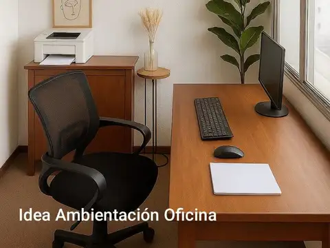 Oficina Monoambiente con 2 baños
