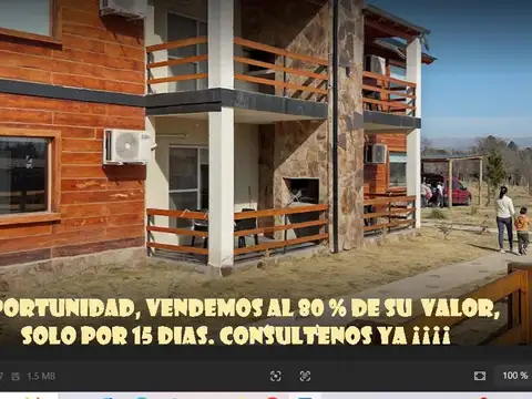 APART BOUTIQUE EN CORDOBA VILLA GRAL BELGRANO =RETASADO=