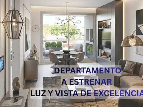 2 AMBIENTES A ESTRENAR ORTUZAR BALCON PARRILLA LUZ