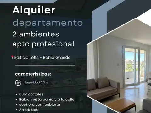 Departamento en Alquiler de 1 dormitorio
