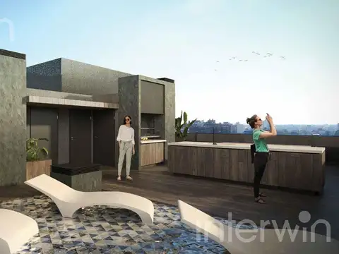 Departamento 2 ambientes con 1 baño