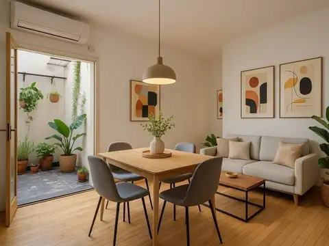 Venta Departamento 2 Ambientes Con Patio San Cristóbal