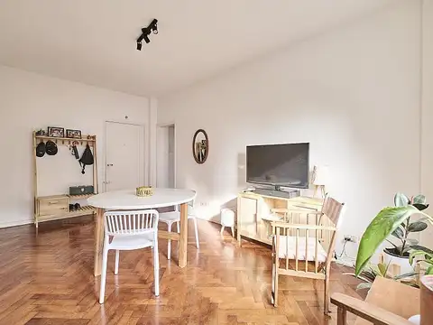 Departamento 3 ambientes Luminoso Vista lavadero bajas expensas en torre en Belgrano