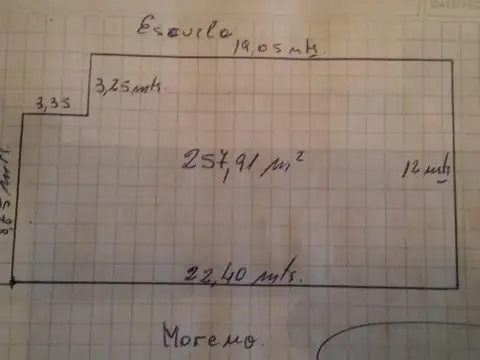 Terreno en Venta de 258,0 m2