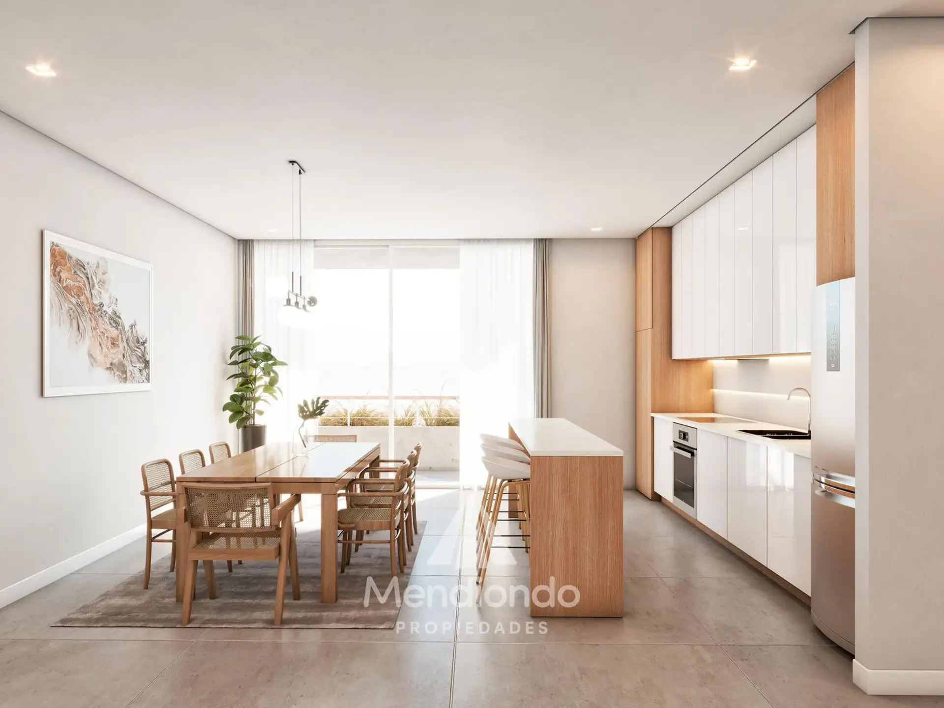 Depto 3 amb de 116m2 al frente con Balcón con parrilla - Zona Güemes Aldrey