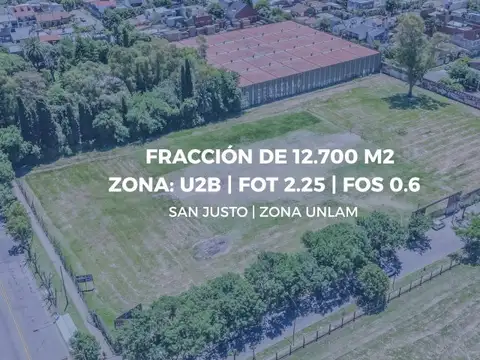 Oportunidad Única | Lote | Fracción | Apto Desarrollo Inmobiliario | San Justo | Universidad Na...