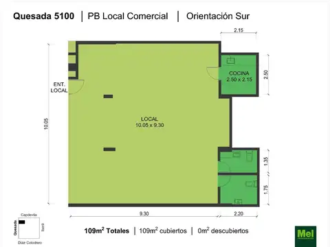Local comercial amplio, en Venta Desarrollo, Villa Urquiza