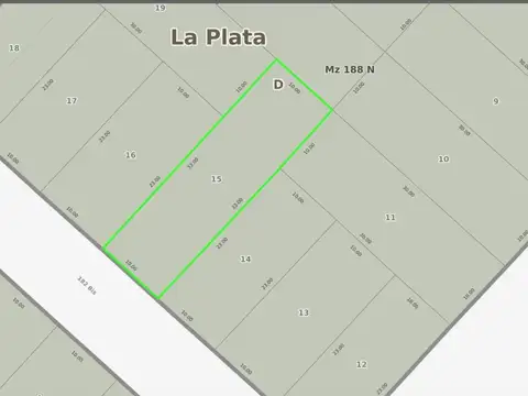 Terreno en Venta en Melchor Romero, USD 11.000