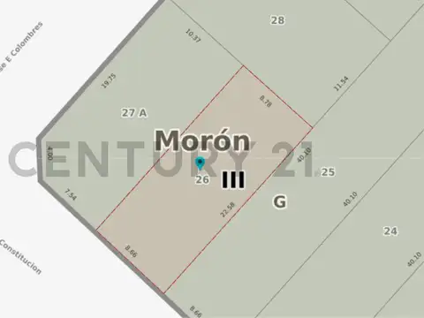 Terreno en Venta en Haedo Norte, USD 88.000