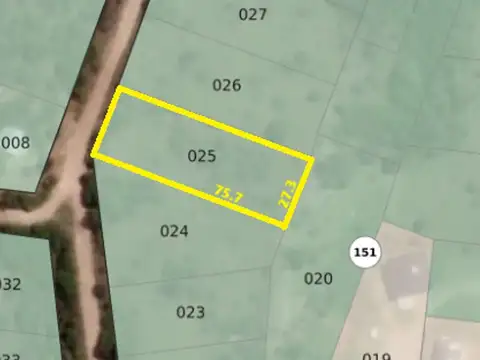 Lote con vista 2060m2 en Villa Giardino