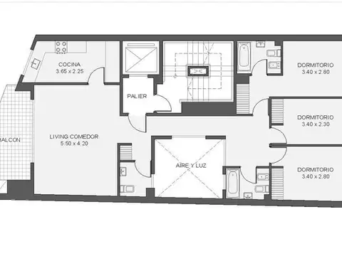 Departamento en Venta de 4 ambientes