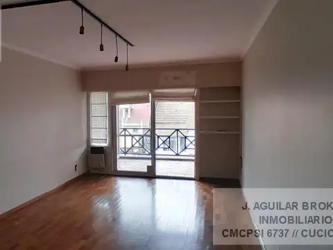 Departamento 2 ambientes con 1 baño