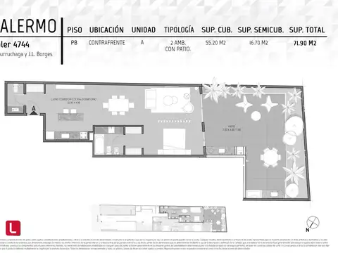 Departamento en Venta 1 año